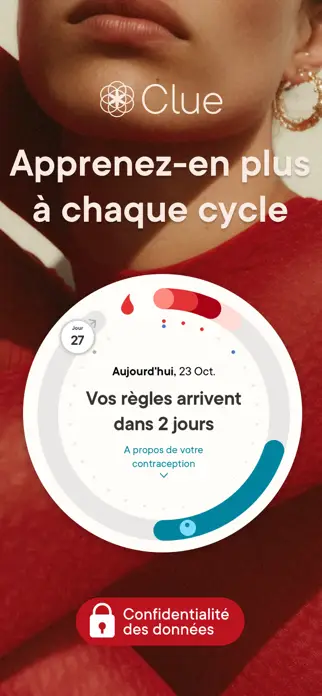 Capture d'écran de l'appli