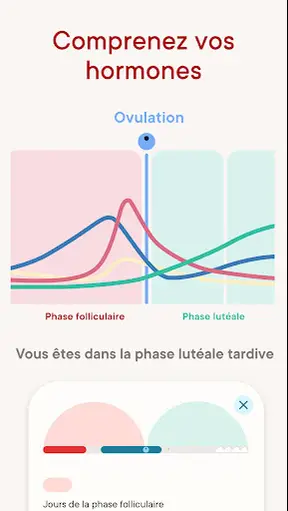 Capture d'écran de l'appli