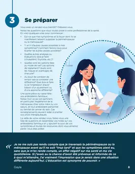Guide préparer sa consultation pour la ménopause