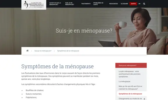 Suis-je en ménopause?